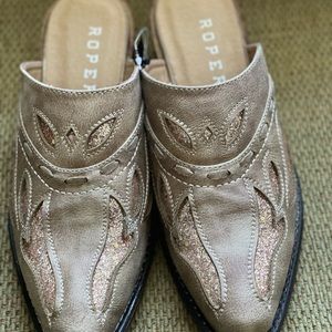 Brand new Roper mules. Have a bit of sparkle on top.